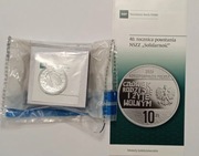 10 zł - 40. rocznica powstania NSZZ Solidarność+folder