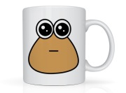 Kubek z nadrukiem POU urodziny na prezent dla dziecka