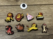 Przypinki do butów Crocs król Lew