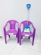 Dziecięce plastikowe krzesełka + gratis 