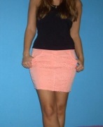 Rozmiar na metce L spódnica koronka 