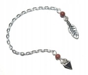 WAHADEŁKO Metalowe Mini stożek Piasek Pustyni Piór