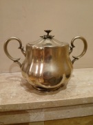 Stara posrebrzana cukiernica