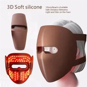 Maska LED 3D Silikonowa 4 Kolory Przeciwzmarszczkowa Przeciwtrądzikowa