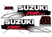 Naklejka na silnik zaburtowy SUZUKI 40