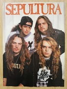 UNIKAT! MEGA Plakat/poster SEPULTURA z 1991 r. - Format A2 - nowy!