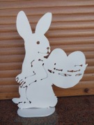 Zając wielkanocny duży 40 cm Biały