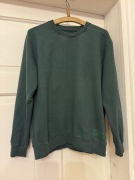 Bluza męska M Carry zielona bawełna casual komfortowa z długim rękawem 