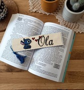 Zakładka do książki haft krzyżykowy personalizowana 