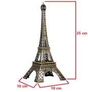 Figurka wieży Eiffla stop cynku kolekcjonerska replika wieży 25cm