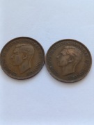 2 MONETY BRYTYJSKIE 1938, 1939 (3)