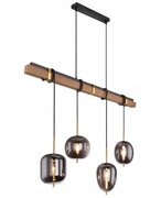 Lampa wisząca Blacky 4 punkty światłą E14 15345-4H