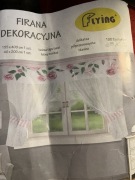 Gotowa firanka z lambrekinem 