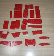 LEGO czerwone elementy mix