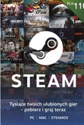 Doładowanie portfela steam 110 pln