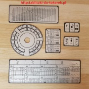 Tokarka TUM-35 Tabliczka Tabliczki Tabela Gwintów