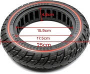 10 cali pełna opona gumowa 60/70-7,0
