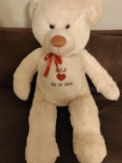 MIŚ / PLUSZAK XXL walentynki  100cm