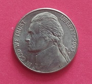 Moneta USA 5 CENTS 5 centów 2003r.  Jefferson Nickel