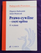 Prawo cywilne - część ogólna.