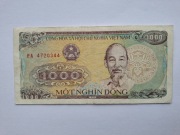 Banknot - Wietnam 1000 dongów - 1988 r.