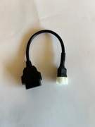 OBD2 6-pinowy kabel diagnostyczny do motocykli 