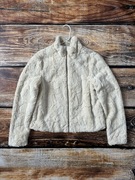 Pull & Bear kremowa kurtka damska futerko baranek jesienna zimowa rozmiar M
