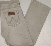 Wr) WRANGLER ARIZONA Strech oryginalne spodnie materiałowe Roz.33/28