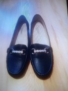 Buty mokasyny 40 na koturnie 