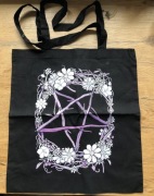 Torba bawełniana pentagram magia 