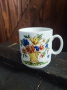 Kubek Bavaria koszyk kwiaty sielski wiejski
