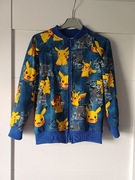 Nowy sweterek bomberka zapinana na zamek rozmiar 128 pikaczu