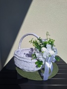 Stroik do koszyczka, gotowa dekoracja koszyczka