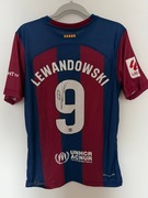 Robert Lewandowski koszulka autograf! FC BARCELONA 2023/2024 - rozmiar M