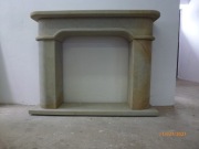 Obudowa kominka - portal z piaskowca