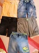 Krótkie spodenki chłopięce szorty roz 134 firmówki 