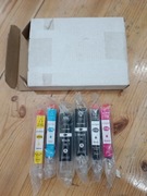 tusz atrament do drukarki canon / CLI-571 XL 2 czarne + 3 kolory