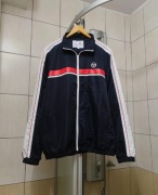 Dres granatowy XL bluza hoodie kangurka longsleeve crewneck rozsuwana su