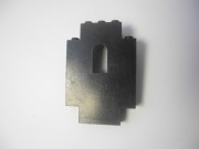 LEGO Panel Czarny Ściana Mur 4444 Castle Zamek - Większe zarysowania