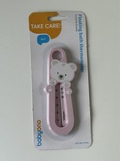   BABYONO Termometr do wody Różowy Miś