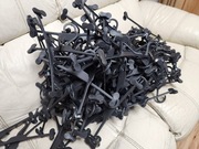 WIESZAK NA UBRANIA WIESZAKI UBRANIOWE NA ODZIEŻ UNIWERSALNE CZARNE 220SZT.