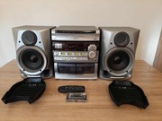 Wieża stereo Philips FW356C/22 z bluetooth 2xkaseta 3xCD pilot stan PERFEKT