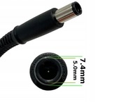 Zasilacz Dell 130W oryginalny Wymiary wtyczki : 7.4 mm x 5.0 mm z pinem