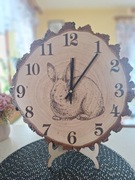 Zegar ścienny z drewna 