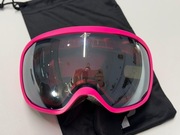 Gogle narciarskie Juniorskie z powłoką lustrzaną 4F różowe 4FJWAW24AGOGU042