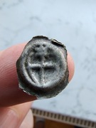Brakteat Zakon Krzyżacki Rzadki