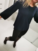 Bluzka granatowa 7/8 Reserved