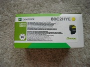 Toner Lexmark 80C2HYE Yellow żółty oryginalny