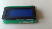 Wyświetlacz LCD 2004A Niebieski