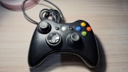 Pad Kontroler przewodowy czarny do konsoli xbox 360 pc sprawny
